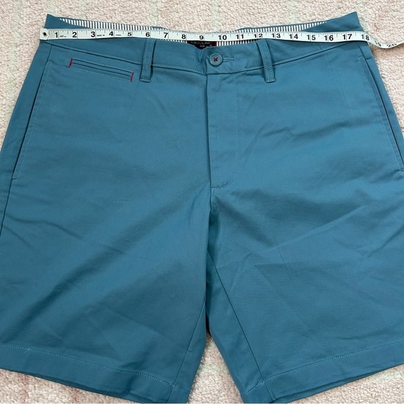 UNTUCKit Blue Flat Front Shorts Preppy 9" Chino Shorts Size 34 - Picture 8 of 13
